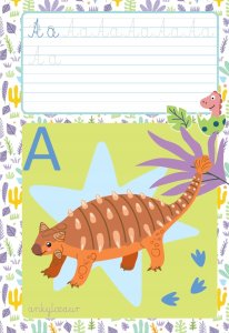 Skrzat Literki z dinozaurami 72167 2