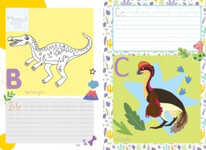 Skrzat Literki z dinozaurami 72167 3