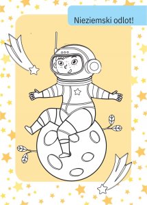 Skrzat Kolorow.z tatuażami świeci w ciemn.Kosmos 76066 4