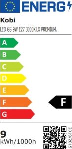 Kobi Kobi KAGSE279WNBPrem Żarówka LED GS9W E27 NB 4000K 5