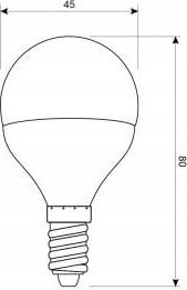 Kobi Kobi KAPMBE146WCB Żarówka LED MB 6W E14 CB 3000K 2