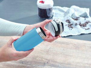 Leifheit Leifheit 3248 Flip Kubek termiczny 350 ml Błękitny 12