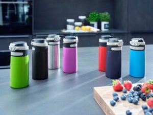 Leifheit Leifheit 3248 Flip Kubek termiczny 350 ml Błękitny 3