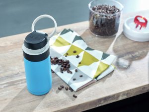 Leifheit Leifheit 3248 Flip Kubek termiczny 350 ml Błękitny 4