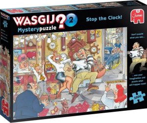 Jumbo Puzzle Wasgij Mystery 2 Stop the Clock 1000 elementów (81933) 1