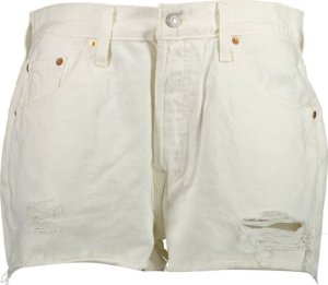 Levi`s SPODENKI JEANSOWE LEVI&#39;S W KOLORZE BIAŁYM 26 1