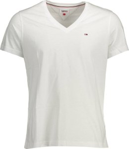 Tommy Hilfiger T-SHIRT MĘSKI Z KRÓTKIM RĘKAWEM TOMMY HILFIGER BIAŁY M 1