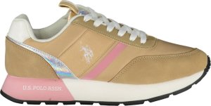 U.S. Polo Assn DAMSKIE BUTY SPORTOWE US POLO W NAJLEPSZEJ CENIE BEŻOWE 36 1