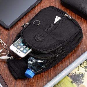 Versoli Czarna Saszetka nerka przez ramię plecak torba modna ner-m-37 NoSize 4