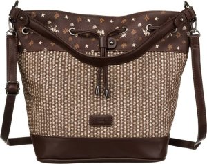 David Jones Stylowa torebka worek z ozdobnym panelem - David Jones NoSize 2