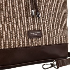 David Jones Stylowa torebka worek z ozdobnym panelem - David Jones NoSize 3