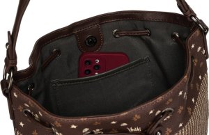 David Jones Stylowa torebka worek z ozdobnym panelem - David Jones NoSize 4