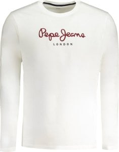 Pepe Jeans MĘSKI T-SHIRT Z KRÓTKIM RĘKAWEM PEPE JEANS BIAŁY M 1