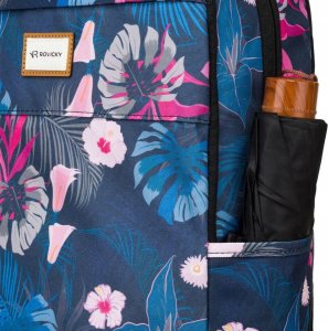 Rovicky Klasyczny, damski plecak z poliestru w roślinny wzór - Rovicky NoSize 6