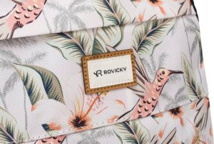 Rovicky Klasyczny, damski plecak z poliestru w roślinny wzór - Rovicky NoSize 5