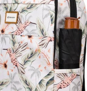 Rovicky Klasyczny, damski plecak z poliestru w roślinny wzór - Rovicky NoSize 6