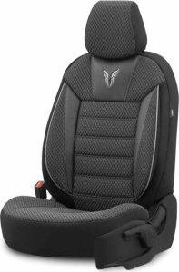 AMiO Komplet pokrowców na fotele samochodowe OTOM TORO 902 BLACK/SMOKED NZ 11