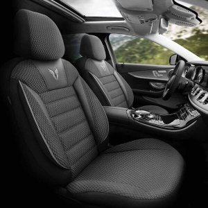 AMiO Komplet pokrowców na fotele samochodowe OTOM TORO 902 BLACK/SMOKED NZ 9