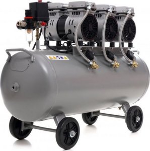 Sprężarka Kraft&Dele Kompresor bezolejowy 100L 3 x 1500W KD1397 2