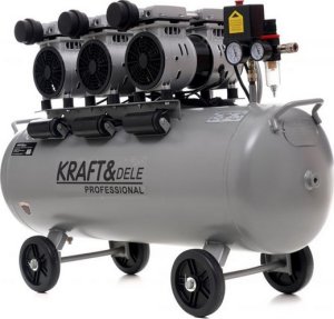 Sprężarka Kraft&Dele Kompresor bezolejowy 100L 3 x 1500W KD1397 7