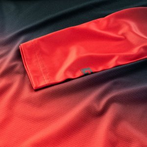 IQ Męska koszulka z długim rękawem Iq Intelligence Quality Esti Ls fiery red pattern rozmiar L 5