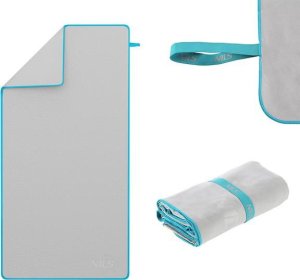 Nils Extreme Ręcznik turystyczny z mikrofibry szybkoschnący Nils NCR12 szary 180x100 cm 2