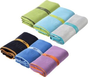 Nils Extreme Ręcznik turystyczny z mikrofibry szybkoschnący Nils NCR12 szary 180x100 cm 7