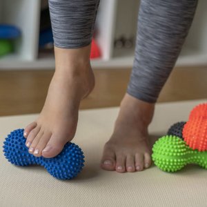 Tullo Wałek do masażu i rehabilitacji Tullo duoball 15,5 cm czarny 449 3