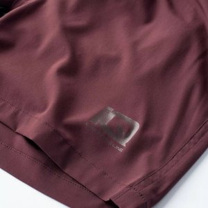 IQ Męskie spodenki krótkie treningowe siłownia bieganie IQ Olpu bordowe rozmiar S 4