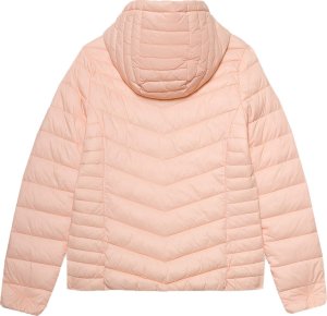 4f Kurtka damska puchowa 4F F351 morelowa 4FWSS24TDJAF351 70S S 2