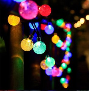 Victoria Sport Lampa solarna ogrodowa girlanda łańcuch solarny 4,9m 40led multikolor 7