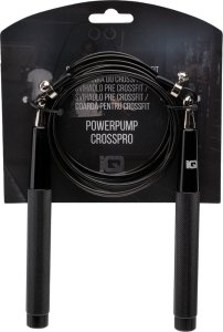 Skakanka sportowa IQ Skakanka Iq Cross The Line Powerpump Crosspro black/silver 2
