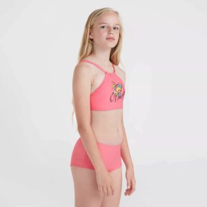 O Neill Dziecięcy strój kąpielowy dwuczęściowy O'neill MIX AND MATCH CALI HOLIDAY BIKINI perfectly pink rozmiar 152 2