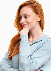 4f Bluza damska 4F F1002 niebieska 4FWSS24TSWSF1002 34S S 3