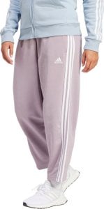 Adidas Spodnie damskie adidas Essentials 3-Stripes Open Hem Fleece różowe IR5387 M 1