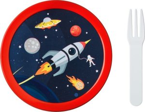 Curver Pojemnik Pudełko z Widelcem na Owoce Żywność 300ml Pudełko owocowe Kosmos 3