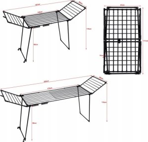 Suszarka na pranie Promis Suszarka na pranie SU103C rozsuwana 6