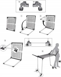 Suszarka na pranie Promis Suszarka na pranie SU103C rozsuwana 8
