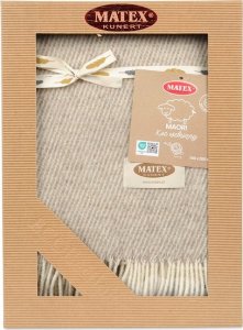 Multitex Koc 140 x 200 Wełniany z frędzlami Maori MATEX 15 6