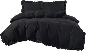LOZKOHOLICY.PL Sp.z o.o. Sp. K. Pościel 160 x 200 3cz z Falbaną Luxury Jowita 01 15