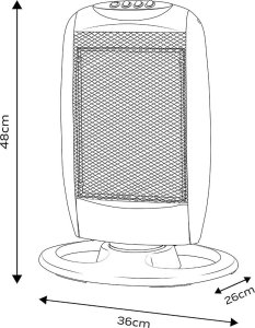 Neo 90-114 HALOGENOWY PROMIENNIK PODCZERWIENI 400/800/1200W NEO TOOLS 11