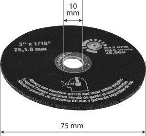 Neo 14-017-400 TARCZA TNĄCA DO 14-017, ZESTAW 5 SZT. NEO TOOLS 3