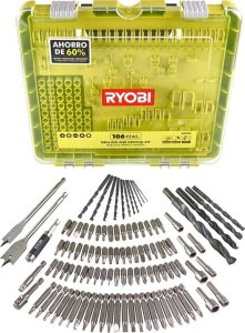 Wiertło Ryobi RAKDD106 Zestaw wierteł/końcówek 106 elementów Ryobi 2