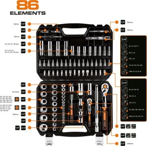 Zestaw narzędzi Neo 10-060 86 el. (10-060) 8