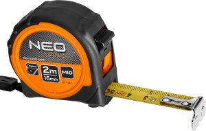 Neo NEO MIARA ZWIJANA STALOWA 2m 16mm NYLON CERTYFIKAT MID MAGNES 67-112-1 1