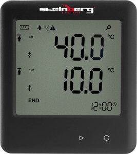 Steinberg Rejestrator temperatury termometr zakres -40 do 125C Mikro USB LCD IP54 Rejestrator temperatury termometr zakres -40 do 125C Mikro USB LCD IP54 3
