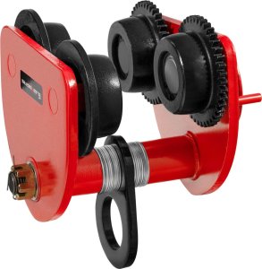 Steinberg Wózek suwnicowy belkowy ręczny podwieszany z łańcuchem 115-155 mm 5000 kg Wózek suwnicowy belkowy ręczny podwieszany z łańcuchem 115-155 mm 5000 kg 2