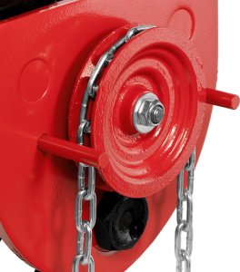 Steinberg Wózek suwnicowy belkowy ręczny podwieszany z łańcuchem 115-155 mm 5000 kg Wózek suwnicowy belkowy ręczny podwieszany z łańcuchem 115-155 mm 5000 kg 3