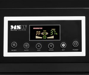 MSW Osuszacz powietrza pochłaniacz wilgoci przemysłowy budowlany 1300 W 857 m3/h do 100 m2 Osuszacz powietrza pochłaniacz wilgoci przemysłowy budowlany 1300 W 857 m3/h do 100 m2 3