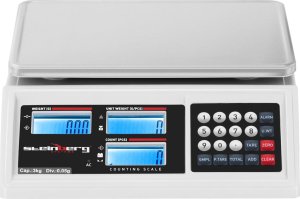 Steinberg Waga sklepowa handlowa licząca LCD RS232 3000 g / 0.05 g Waga sklepowa handlowa licząca LCD RS232 3000 g / 0.05 g 6